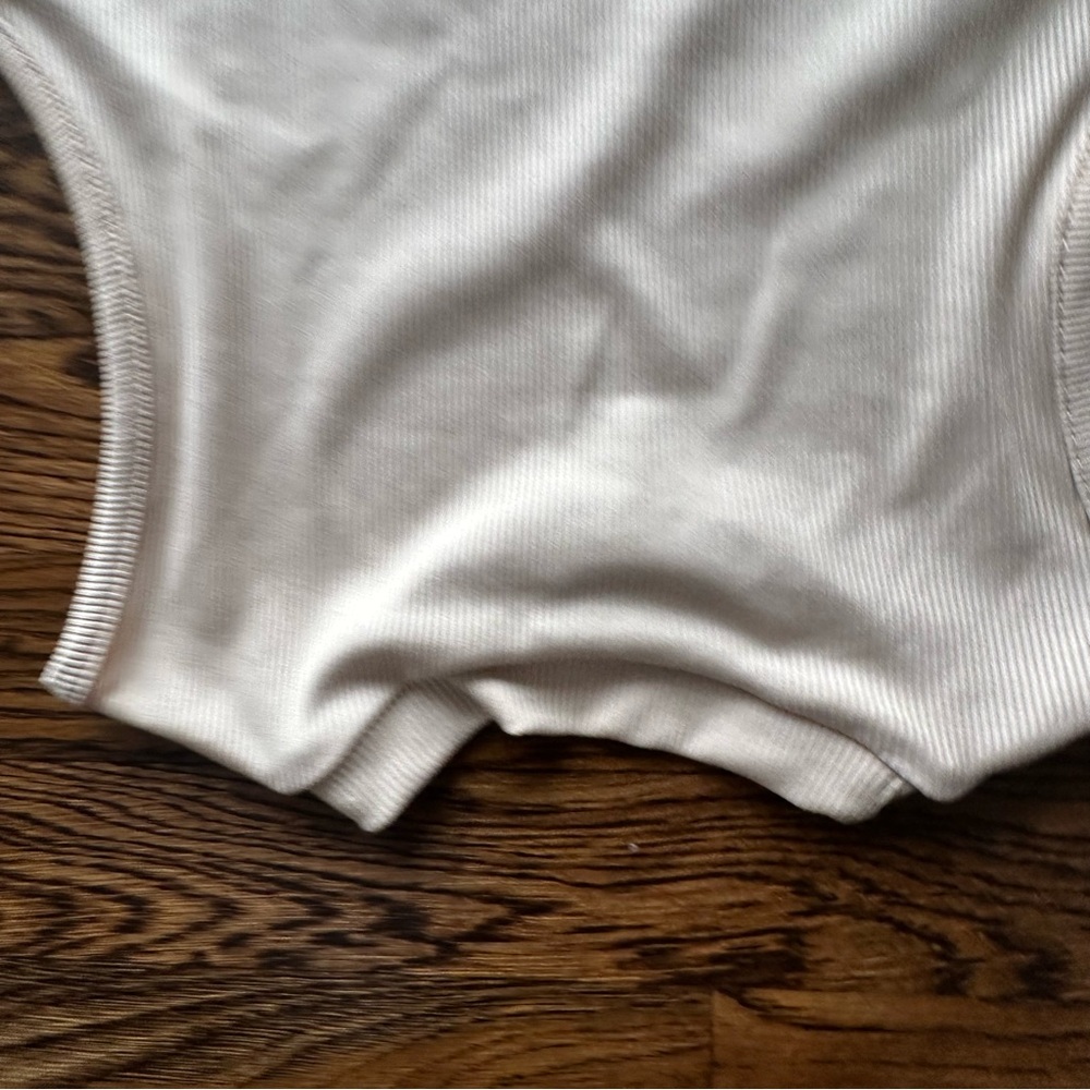 SHEIN Nude Ribbed Sleeveless high neck Bodysuit - Picture 7 of 16